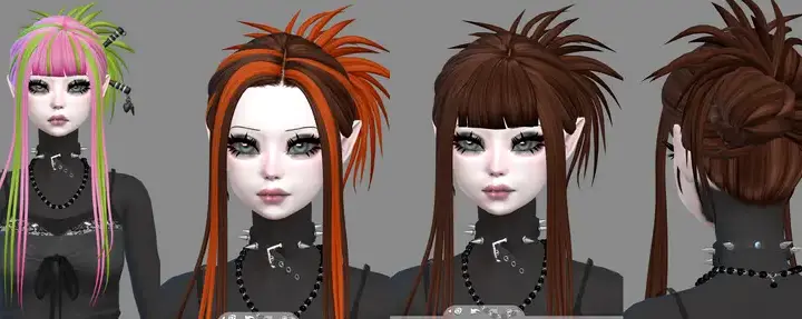 Aster Hair + hair sticks