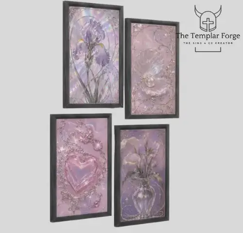 Iridescent Nouveau Posters