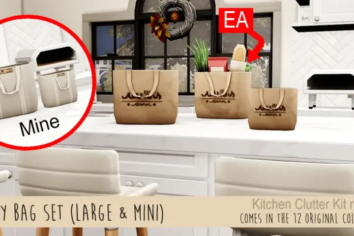 Functional Grocery Bag Set - [Kitchen Clutter required]