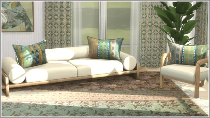 Boho Classic Cushion and Rug