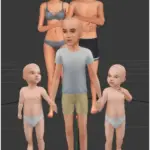 Walk with parents (pose pack)