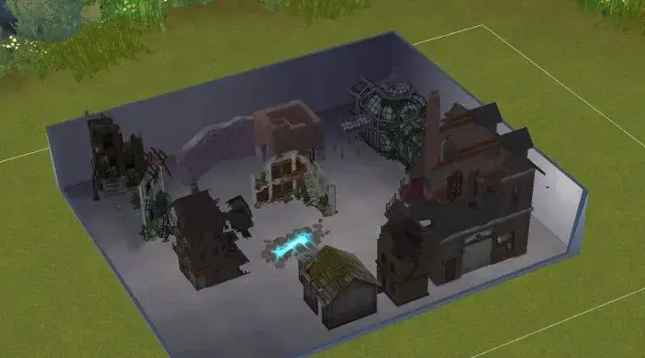 Debug rubble houses