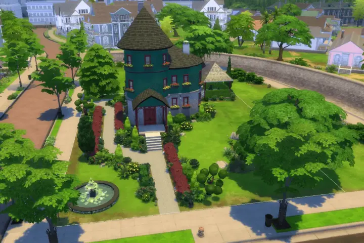 The secret garden estate, base game house🏡🌿✨