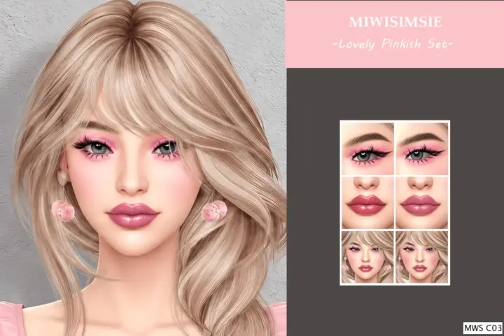 Lovely Pinkish Make Up Set