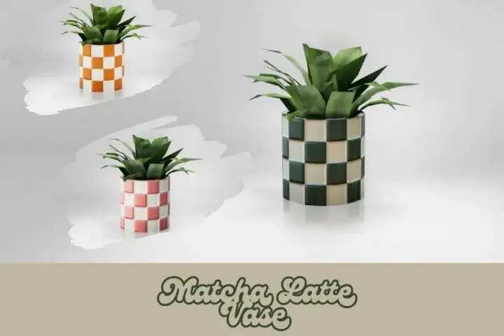 [Zha.na] Matcha Latte Vase