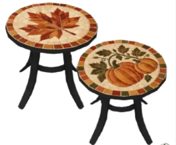 Autumn Mosaic Round Table
