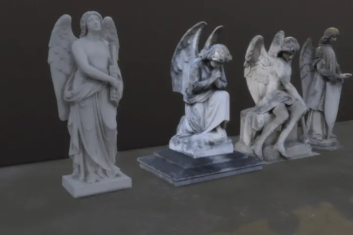 Angel sculpture, statue collection.