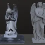 Angel sculpture, statue collection.