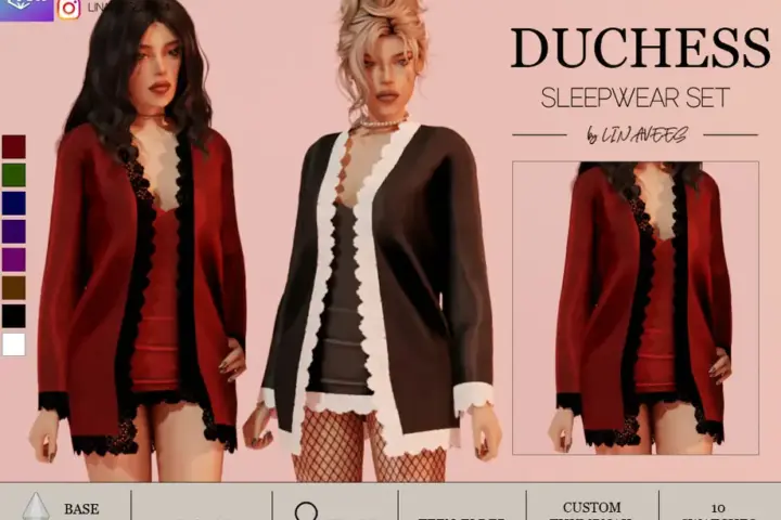 linavees - DUCHESS - SLEEPWEAR SET
