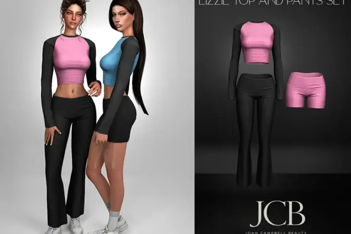 LIZZIE TOP AND PANTS SET