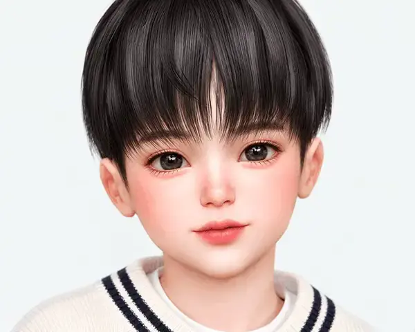Прическа - Korean Toddler Hair 271T
