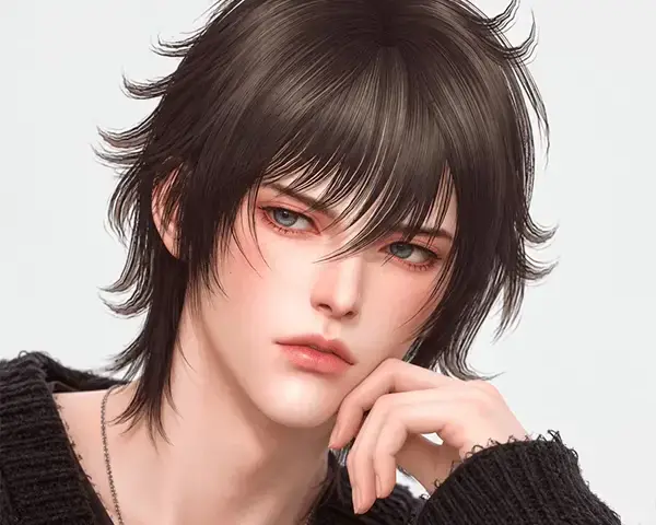Прическа - Korean Hairstyle 305M