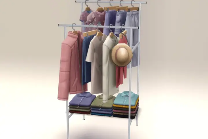 Metal double rack