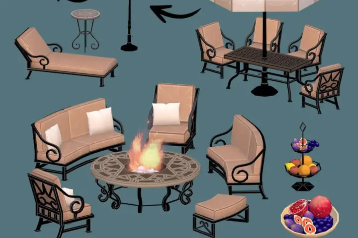 Mediterranean Patio Set