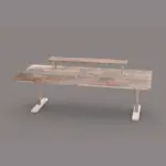 Modern Gaming Work Desk with Monitor Riser