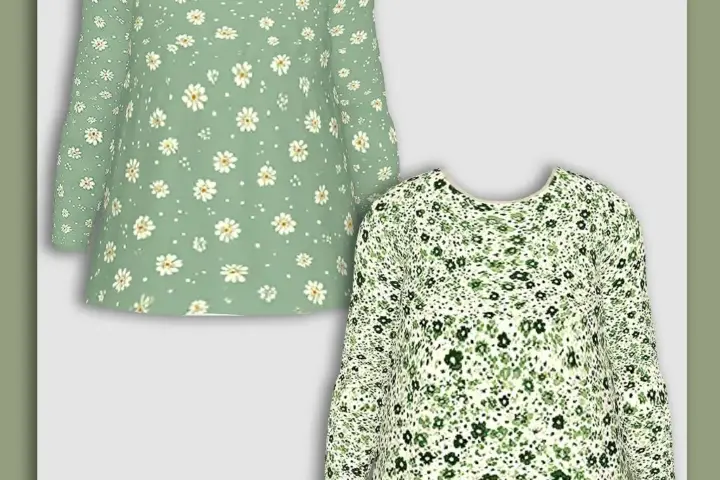 Toddler Sage Green Blouse