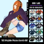 C / Y2K Graphic Fleece Anorak SET [10Swatches]