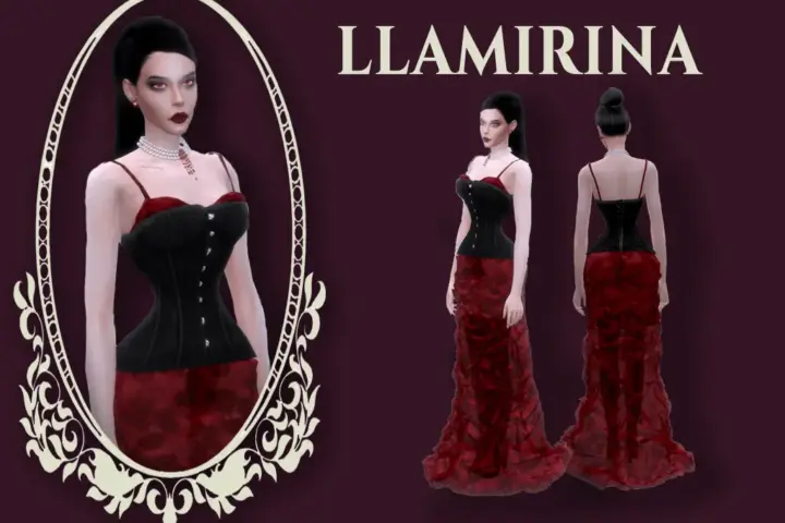 Gothic Dress With Corset