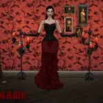Gothic Dress With Corset