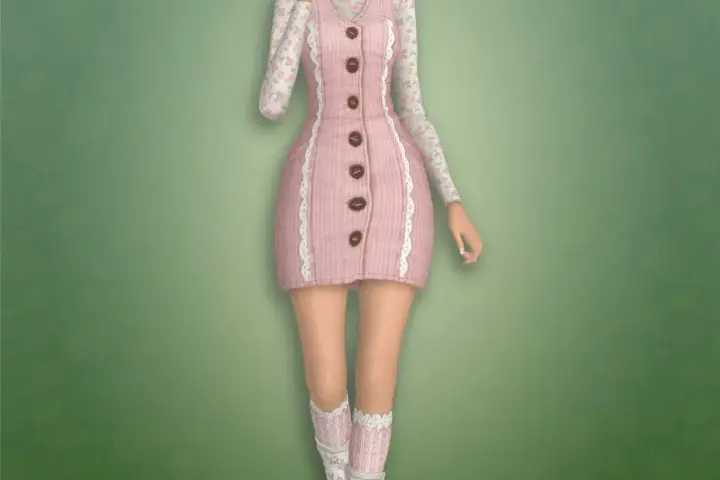 Bramblewood Corduroy Dress + Overlay