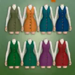 Bramblewood Corduroy Dress + Overlay