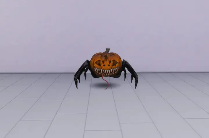 Spooky Pumpkin Spider decor