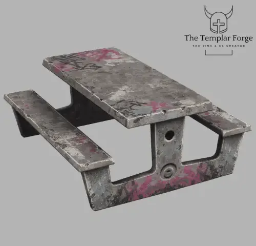 Graffiti Picnic Table