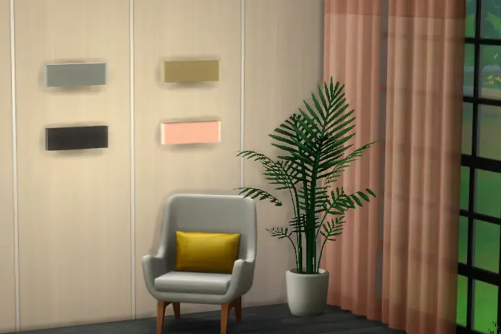 Minimalist Metallic Wall Lamp
