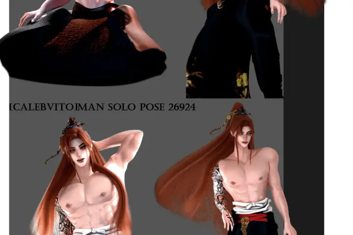 [CalebVito]Man solo pose 26924