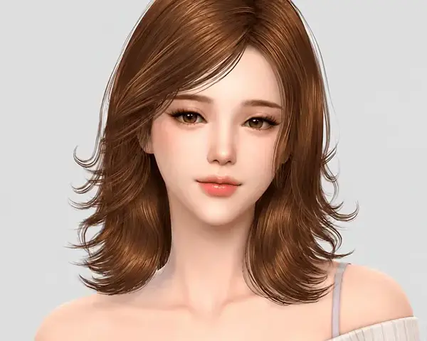 Прическа - Korean Hairstyle 254F