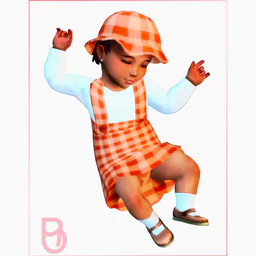 Infant Overall Dress - Girl - Version 2