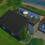 Moderne flat-roof house
