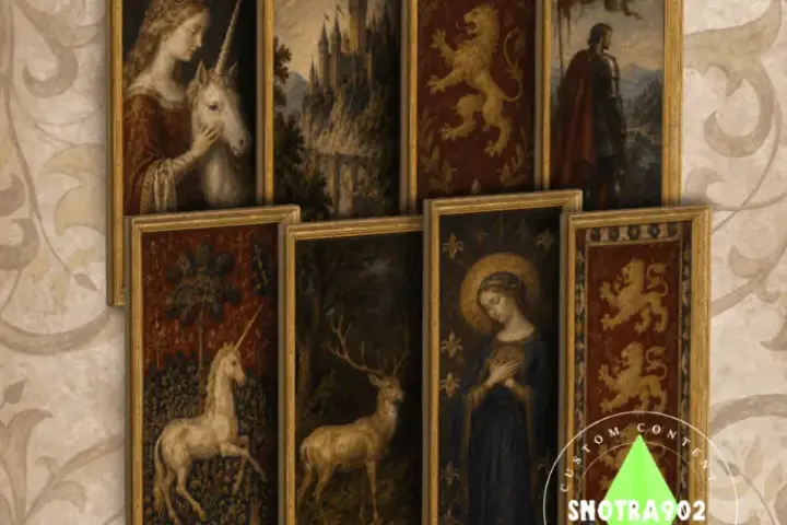 Medieval Castle Paintings