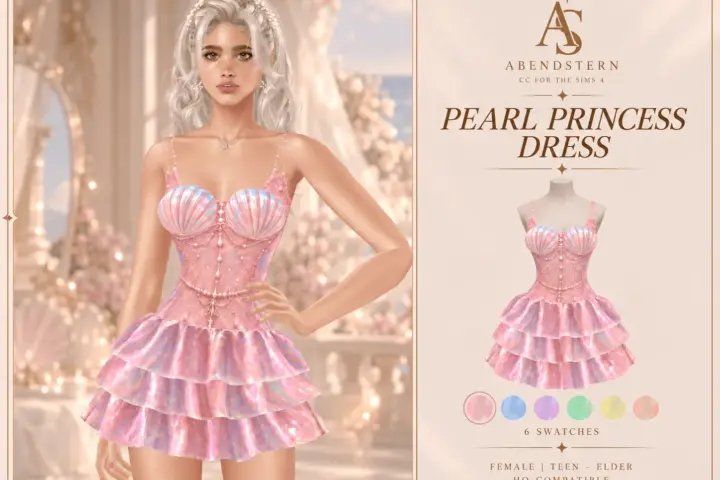 Pearl Princess Dress ✨🐚