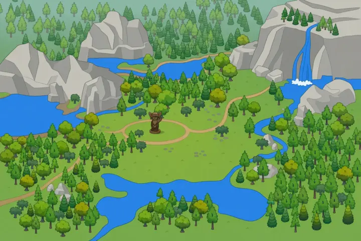 Granite Falls Reimagined - Cartoon Map Overhaul