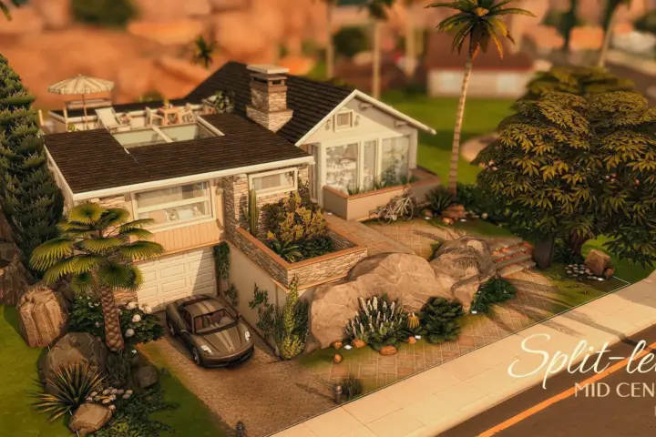 Split-level Mid Century House