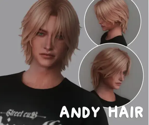 Мужская причёска от (KiRai) Andy Hair V2
