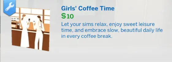 Girls' Coffee Time Painting