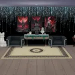 Glittering wallpaper