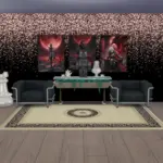 Glittering wallpaper