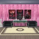 Glittering wallpaper