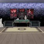 Glittering wallpaper