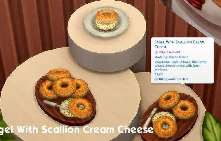 Bagel With Scallion Cream Cheese