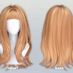 Женская прическа "Maxis Match HAIR 01"