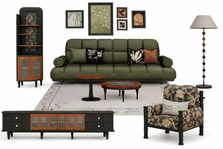Набор для гостиной MCM style livingroom