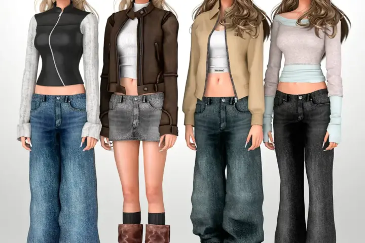 #26.53_Denim 4 Set
