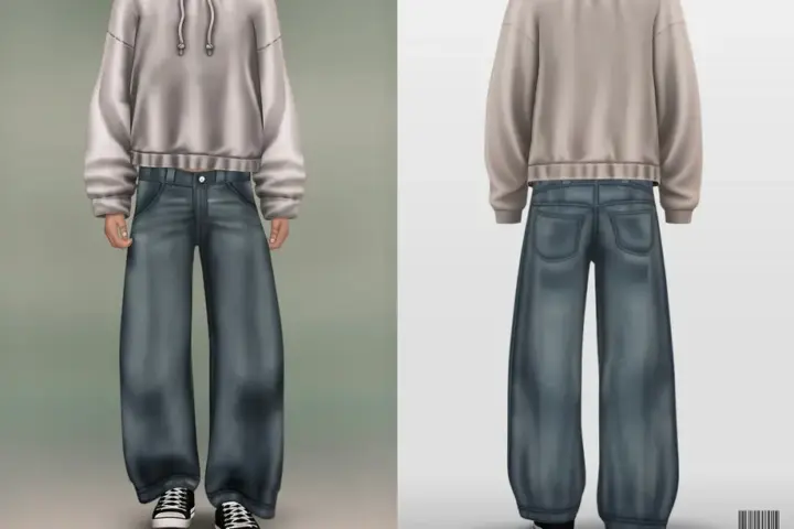 Джинсы - Male Baggy Fit Jean