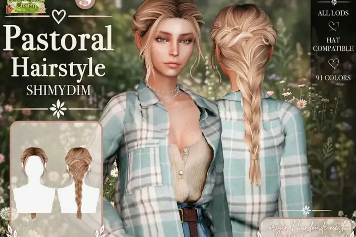 Прическа - Pastoral Hairstyle