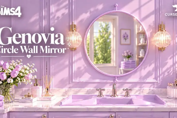 Genovia Circle Wall Mirror