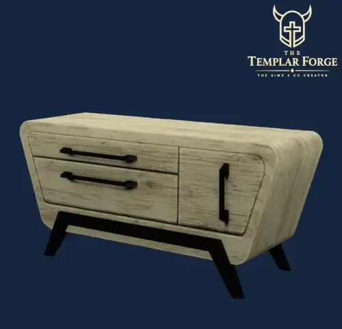 Rustic Timber Dresser